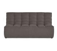 Ellie - canapé 2 places en velours texturé - Gris Gris G