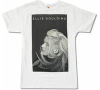 Ellie Goulding Portrait Image White Mens Women T Shirt 100% Cotton New Official68953 Manches Courtes(Medium)