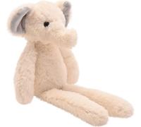 Ellie L'éléphant en peluche à longues pattes crème 35 cm WD1756 (Taille unique) (Crème)