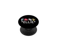 Ellie Nom Personnalisable pour Chien Ellie PopSockets PopGrip Adhésif