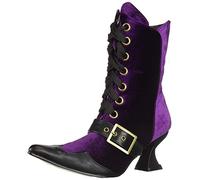 Ellie Shoes Femme 301 tigré Botte mi-Mollet, Violet, 38 EU