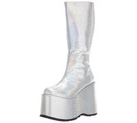 Ellie Shoes Femme 500-amara Botte Tendance, Hologramme argenté, 45.5 EU