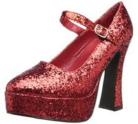 Ellie Shoes Femme Blanc Patent Mary Jane Chaussures - Rouge - Red,