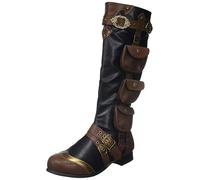 Ellie Shoes Mens 121-amos Knee High Boot, Black, Small US