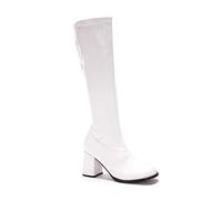 Ellie Shoes Women's White Gogo Boots Size 9