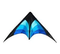 Cerf-volant pilotable Elliot Delta Stunt 130 cm bleu / noir en carbone - Mixte