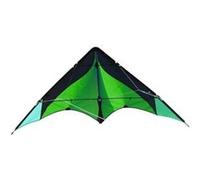 Cerf-volant pilotable - ELLIOT - Delta Basic - 117 cm - Vert/Noir - 2 lignes de contrôle