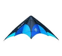 Cerf-volant pilotable Elliot Delta Sport 160 cm noir/bleu en carbone à deux lignes de contrôle