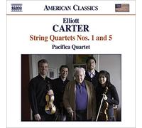 Elliott Carter – Quatuor à cordes n°1 – Quatuor à cordes n°5 – NAXOS