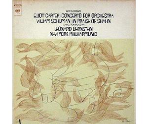 Elliott Carter / William Schuman - Leonard Bernstein, The New York Philharmonic Orchestra - Concerto For Orchestra / In Praise Of Shahn (Canticle For Orchestra) - Columbia Masterworks - M 30112