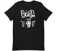 Elliott Smith Black Tee Short-Sleeve Unisex T-Shirt5160 Black S