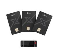 Ellipal X Card Lot de 3 portefeuilles cryptographiques froids avec kit d'accessoires de démarrage, stockage hors ligne sécurisé pour Bitcoin, Ethereum, NFT et plus de 10 000 jetons