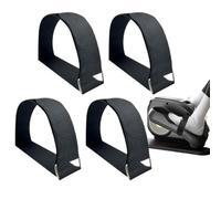 Ellipse Pedal Straps, Leg Exerciser Traction Straps for Elliptical Workout, Non Slip Sports Accessories with Adjustable Fit, for Bike Cycling Home Seniors Adults Fitness Indoor, 19.69x1.38x0.08 Inches
