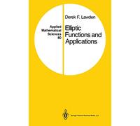 Elliptic Functions and Applications