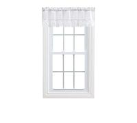 Ellis Curtain Stacey Cantonnière à Volants Blanc 137,2 x 33 cm