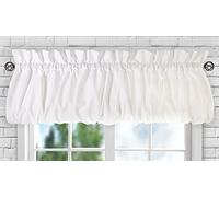 Ellis Curtain Stacey Cantonnière en Forme de Ballon Blanc 152,4 x 38,1 cm
