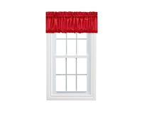 Ellis Curtain Stacey Cantonnière en Forme de Ballon Rouge 152,4 x 38,1 cm