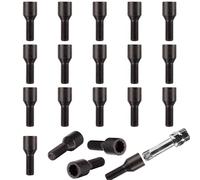 Ellis Excellence Lot de 20 boulons d'accordage M12 x 1,5, filetage 28 mm, convient pour véhicules BMW et plus encore