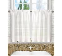 Ellis Rideau Stacey Ballon Volant, Blanc, 56 x 24 Tiers