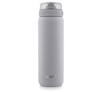 Ello Cooper Bouteille d'eau en acier inoxydable de 650 ml avec paille et poignée de transport, à double paroi et isolation sous vide en métal, couvercle anti-fuite avec bec verseur en silicone souple,
