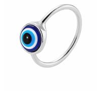 Ello Elli Bague mauvais œil en acier inoxydable de 1,5 mm, Acier, Aucune pierre précieuse