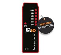 Ellofence Testeur clôture sans contact - Contrôle tension avec LED & signal sonore - Détection sécurisée pour clôture électrique - Appareil portable