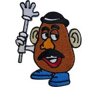 ELLU Histoire de Jouets M. tête de Pomme de Terre Ecusson brodé Insigne en Fer à Coudre sur Sac à vêtements