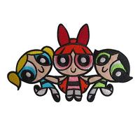 ELLU Les Filles de Powerpuff écusson brodé Badge Fer à Coudre sur T-Shirt Robe Jeans Sac