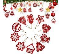 Ellxen Lot de 10 pendentifs de peinture diamant DIY pour sapin de Noël, décoration de sapin de Noël ou cadeau