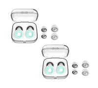 Ellyan Bouchons D’oreilles Moto - Bouchons d'oreille 2 Paires 27dB Pour Conduite, Travail, Nuit (Vert-A)