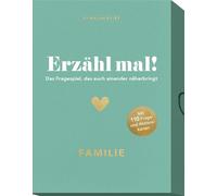 Elma Van Vliet Erzähl Mal! Famille : Das Fragespiel, das euch einander näherbringt | Kommunikationsspiel für 3-8 Spieler. Unterhaltsames Quiz AB 8 Jahren