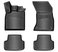 ELMASLINE 3D Caoutchouc Kit pour Audi A4 (B6, B7) 2000-2009 Extra Bord Haut