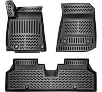 Elmasline Jeu de tapis en caoutchouc 3D pour KIA E-NIRO à partir de 2022 2ème génération EV électrique,Bord haut,Accessoires,Tapis de sol EL17125