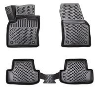 ELMASLINE 3D Tapis de Sol pour BMW X6 (E71) (2007-2014) | Tapis de Voiture en Caoutchouc avec Bords Extra Hauts | Accessoires Auto | Bord de 5 cm