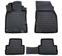 ELMASLINE 3D Tapis de Sol pour Opel Astra J (2009-2015) | Tapis de Voiture en Caoutchouc avec Bords Extra Hauts | Accessoires Auto