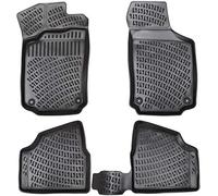 ELMASLINE 3D Tapis de Sol pour Opel Corsa C 2000-2006 | Tapis de Voiture en Caoutchouc avec Bords Extra Hauts | Accessoires Auto
