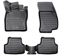 ELMASLINE 3D Tapis de Sol pour Volvo V90 de 2016 2016 2017 2018 2019 2020 2021 2022 | Tapis de Voiture en Caoutchouc avec Bords Extra Hauts | Accessoires Auto