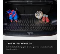 ELMASLINE Bac de Coffre en Caoutchouc 3D pour Mazda 2 | 2022-2026 | Tapis de Coffre Accessoires