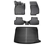 ELMASLINE Ensemble Tapis 3D + Bac De Coffre En Caoutchouc Pour VW TAIGO 2021