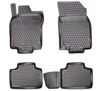 Elmasline - Jeu de tapis de sol auto en caoutchouc avec un design en 3D et un bord surélevé de 5 cm - Pour Nissan X-Trail (T32) à partir de l’année 2014