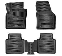 Elmasline Jeu de Tapis en Caoutchouc pour Dacia Duster 2018-2021 | 4x2 | Tapis de Voiture en Caoutchouc avec Bords Extra Hauts | Accessoires Auto