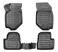 Elmasline Jeu de Tapis en Caoutchouc pour Peugeout 2008 2 (2019-2026) Ne Convient Pas en Électrique | Bordure Extra Haute de 5 cm Tapis de Voiture en Caoutchouc | Accessoires Auto
