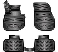 Elmasline - Lot de tapis en caoutchouc 3D pour BMW iX1 2022-2025, bord haut de 5 cm | Accessoire pour tapis de sol U11