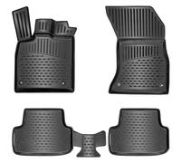 ELMASLINE Lot de tapis en caoutchouc 3D pour Hyundai I30 (II) 2012-2017 | Bord extra haut - Tapis de sol