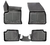 ELMASLINE Lot de tapis en caoutchouc design 3D, pour Citroën e-C4 (électrique) à partir de 2020, bord extra haut