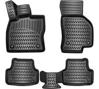 Elmasline Lot de Tapis en Caoutchouc Design 3D pour VW Golf 7 année 2012-2020 | Tapis de Voiture en Caoutchouc avec Bords Extra Hauts | Accessoires Auto