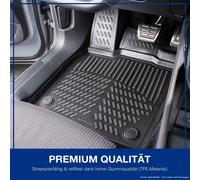 ELMASLINE Set 4 Tapis Caoutchouc + Bac Coffre VW PASSAT B8 Variant 2014-2024