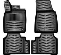 ELMASLINE Set De 4 Tapis En Caoutchouc 3D Pour VW ID.7 Dès 2024, Noir