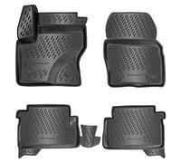 Elmasline Set de Tapis en Caoutchouc Design 3D pour Ford KUGA 2 (II) 2012-2019 | Tapis de Voiture en Caoutchouc avec Bords Extra Hauts | Accessoires Auto