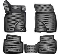 Elmasline Set de Tapis en Caoutchouc Design 3D pour Ford KUGA 3 (III) 2019-2025 | Tapis de Voiture en Caoutchouc avec Bords Extra Hauts | Accessoires Auto